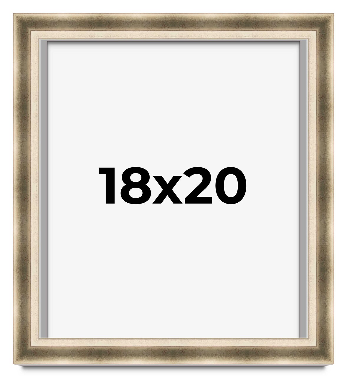 18x20 Deep Shadow Box Picture Frame with UV-Resistant Acrylic & Acid Free Backing, Available in 4 Finishes - Gold, Silver, Brown, White